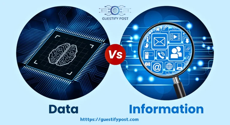 Difference between data and information